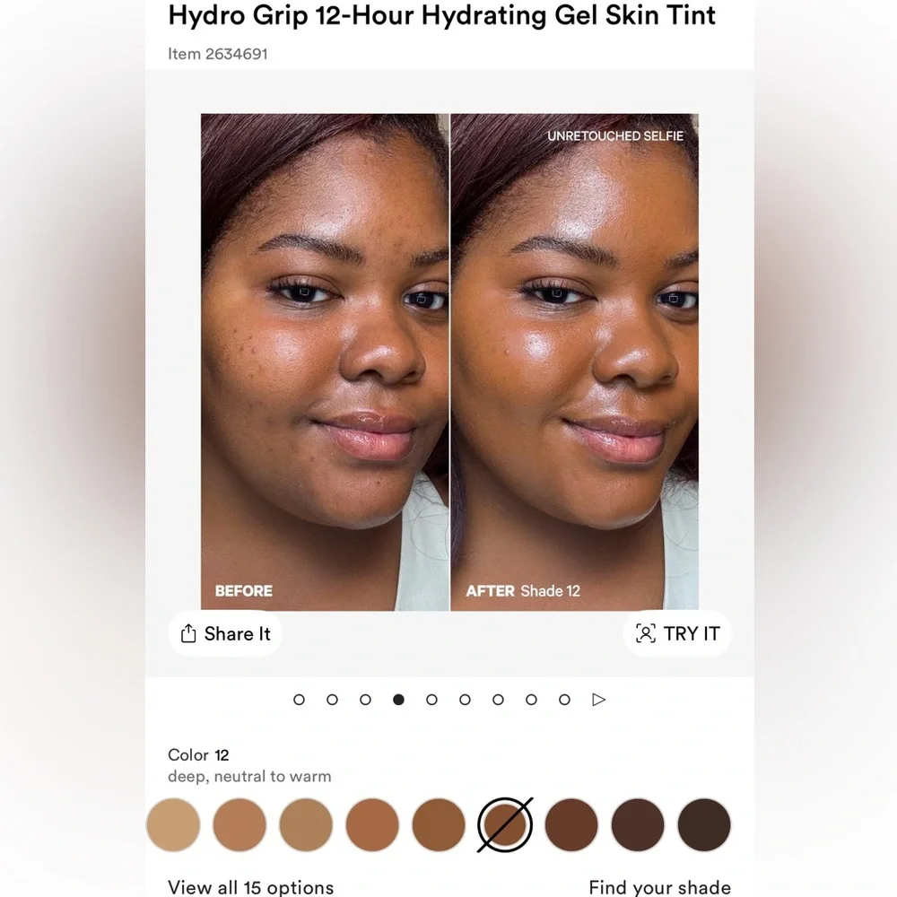 Milk Makeup Hydro Grip Gel Tint in Shade 12